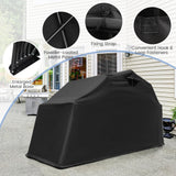 Tangkula Motorcycle Shed, Waterproof Motorcycle Garage with 600D Oxford Cover, Ventilation Window