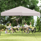 Tangkula 10x10 FT Pop Up Canopy with 8 Stakes for Beach Party Event Camping