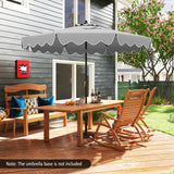 Tangkula 9 FT Patio Umbrella with Crank Handle