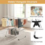 Tangkula Clothes Drying Rack Foldable for Indoor Outdoor