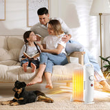 Tangkula Oil Filled Radiator Heater, 700W Portable Radiant Space Heater with Adjustable Thermostat