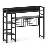 Tangkula Desktop Bookshelf for Computer Monitor Up to 32”