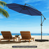 Tangkula 10 FT Patio Offset Umbrella
