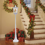 Tangkula 8 ft Musical Christmas Street Light Indoor/Outdoor Lamp Post with Warm White LEDs