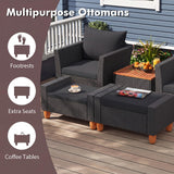 Tangkula 5 Pieces Patio Furniture Set