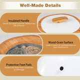 Tangkula 18 L Large Blanket Towel Warmer with LED Display for Bathroom