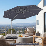 Tangkula 11FT Patio Umbrella for Pool Deck Backyard