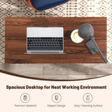 Computer Desk with 3 Drawers - Tangkula