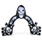 Tangkula 10.2 x 8.7 ft Halloween Inflatable Grim Reaper Archway
