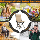 Tangkula 360-degree Swivel Blind Chair, Foldable Free Rotation Hunting Chair, Chair for Camping, Hunting, Fishing