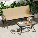 Tangkula 2/3-Person Outdoor Glider Bench