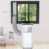 Portable Air Conditioner, 9000BTU 4-in-1 Multi-function Air Conditioner with 2 Wind Speeds, Remote Control, 24H Timer