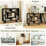 Tangkula  3 Tier Modern Freestanding Open Bookcase