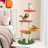 Tangkula Fruit Cat Tree Chic Vegetable Cat Tree for Indoor Cats
