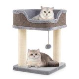 Tangkula Small Cat Tree for Indoor Cats for Play Rest