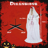 Tangkula Halloween Animatronic Skeleton Bride / Groom