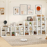 Tangkula 8-Cube Bookcase, 5-Tier Bookshelf with Open Compartments