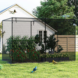 Tangkula 10x6.5x6.5 FT Crop Cage with Heavy Duty Metal Frame