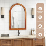 Tangkula Arched Wall Mirror