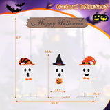 Tangkula Set of 3 Lighted Halloween Decorations Outdoor/Indoor