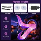 Tangkula 6.5 Ft Halloween Inflatable Tentacles, Blow up Octopus Legs