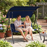 Tangkula 2 Person Porch Swing with Removable Cushions