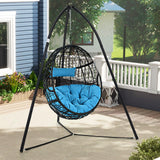 Tangkula Tripod Hammock Chair Stand, Heavy-Duty Metal Hammock Swing Stand for Hanging Chair