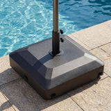 Tangkula 150 Lbs Umbrella Base with 4 Wheels