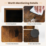 Tangkula 3-Cube Bookcase Floor Standing Open Bookshelf w/7-Position Adjustable Shelf