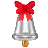 Tangkula 6.1 FT Giant Inflatable Christmas Bell Outdoor Decoration