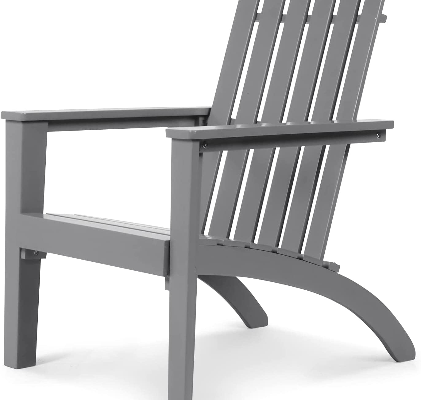 Adirondack Chair Acacia Wood Outdoor Armchairs - Tangkula