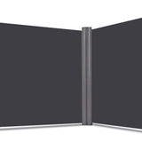 Tangkula Outdoor Patio Retractable Folding Side Screen Awning Waterproof Sun Shade Wind Screen Privacy Divider