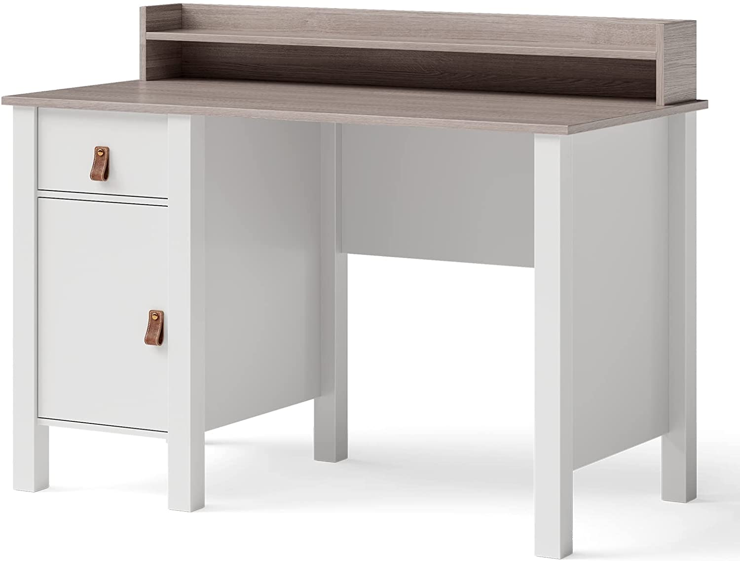 Computer Desk with Storage Drawer & Cabinet - Tangkula