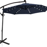 Tangkula 10 FT Patio Offset Umbrella with 360 Degree Rotation