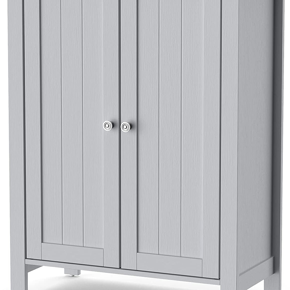 Tangkula Bathroom Floor Cabinet, Free Standing 3 Tier Storage Cabinet