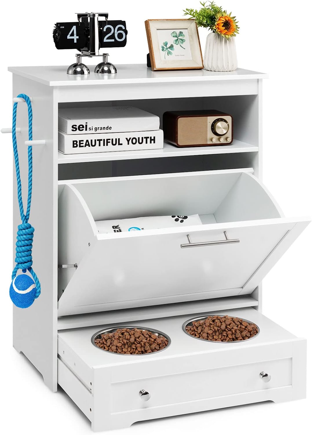 Dog Food Storage Cabinet - Tangkula