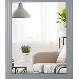 Bathroom Wall Mirror with Shelf, Square Makeup Mirror Wall Hanging Mirror