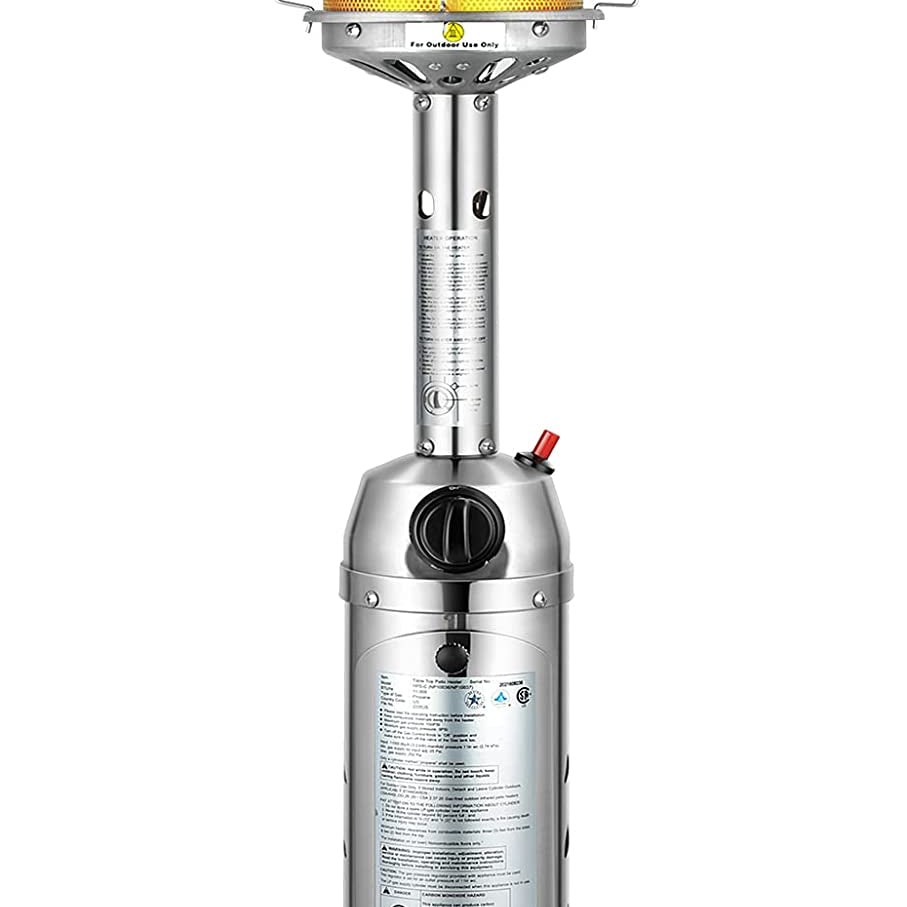 Tangkula Tabletop Propane Patio Heater, 11,000 BTU Portable Outdoor Heater