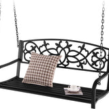 Tangkula 2 Person Porch Swing, Hanging Patio Swing Bench with Chains