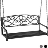 Tangkula 2 Person Hanging Porch Swing, Patio Swing Bench with Chains