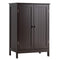 Bathroom Floor Cabinet, Brown - Tangkula