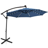 Tangkula 10 FT Patio Offset Umbrella with 360 Degree Rotation