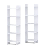 Tangkula 5-Shelf Bookcase,Freestanding Decorative Storage Shelving