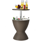 Tangkula Outdoor Cool Bar Table