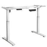 Electric Standing Desk Frame, White - Tangkula