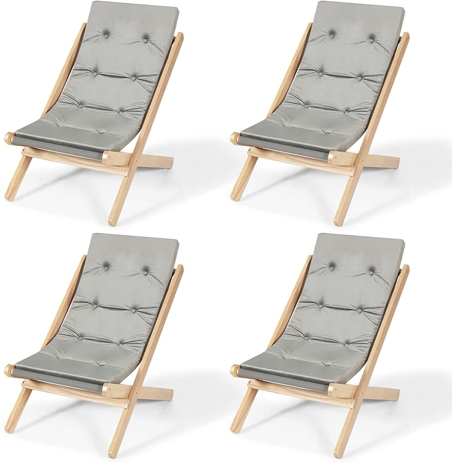 Foldable Chairs Outdoor Tangkula Folding Sling Chair, Outdoor Wood