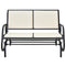 2-Person Patio Glider, Beige - Tangkula