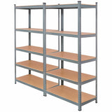 Tangkula 72" Storage Shelves, Heavy Duty Steel Frame 5-Tier Garage Shelf