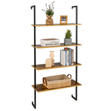 Tangkula 4-Tier Ladder Shelf Widened 30 Inch