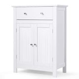 Tangkula Bathroom Storage Cabinet, Free Standing Bathroom Cabinet with Large Drawer